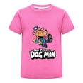 thumbnail image 1 of Dog Man Jumping Pose Kids Boys Girls T-Shirt – Playful Action Comic Tee Top for Young fans, 1 of 3