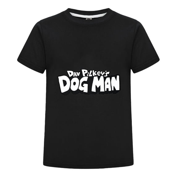 Dog Man Kids T-Shirt – Soft Graphic Tee Cartoon Top for Boys and Girls Who Love Comic Characters