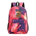 thumbnail image 1 of Dog Man Red Galaxy Space Backpack, Nebula Cosmic Burst Style with Laptop Pocket for Teens and Students, 1 of 2