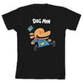 thumbnail image 1 of Dog Man Running Youth Black Crew Neck Short Sleeve T-shirt-Medium, 1 of 7