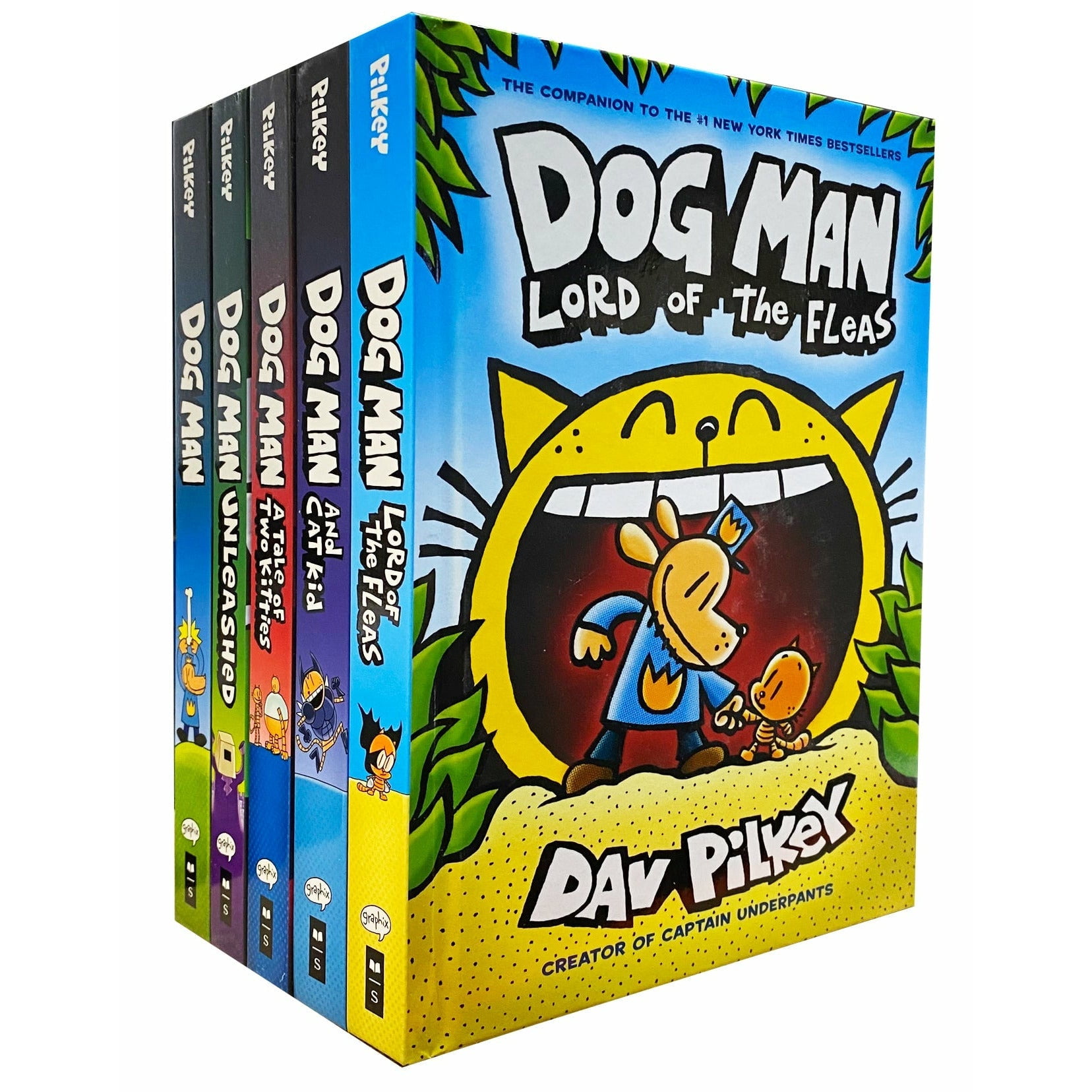 Dog Man Series 15 Books Collection Set By Dav Pilkey (Dog Man