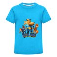 thumbnail image 1 of Dog Man Smiling Group Friends Artwork Kids T-Shirt – Soft Boys Girls Comic Tee Top for Daily Wear, 1 of 3