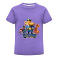 thumbnail image 1 of Dog Man Smiling Group Friends Artwork Kids T-Shirt – Soft Boys Girls Comic Tee Top for Daily Wear, 1 of 4