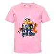 thumbnail image 1 of Dog Man Smiling Group Friends Artwork Kids T-Shirt – Soft Boys Girls Comic Tee Top for Daily Wear, 1 of 4