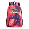 thumbnail image 1 of Dog Man Space Red Galaxy Backpack, Nebula Burst Anime Daypack with Large Capacity and Laptop Pocket for School, 1 of 2