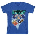 thumbnail image 1 of Dog Man The Bark Night Crew Neck Short Sleeve Youth Royal Blue T-shirt-XS, 1 of 4