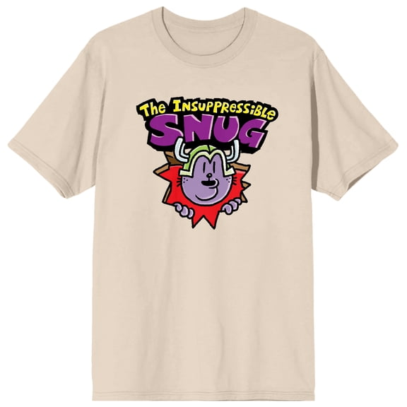 Dog Man The Insuppressible Snug Men's Sand Short Sleeve Tee -3XL