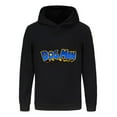 thumbnail image 1 of Dog Man Yellow & Blue Text Logo Hoodie – Eye-Catching Comic Style Top for Kids, 1 of 4