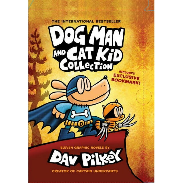 Dog Man and Cat Kid Collection Dav Pilkey 11 Graphic Novel Box Set