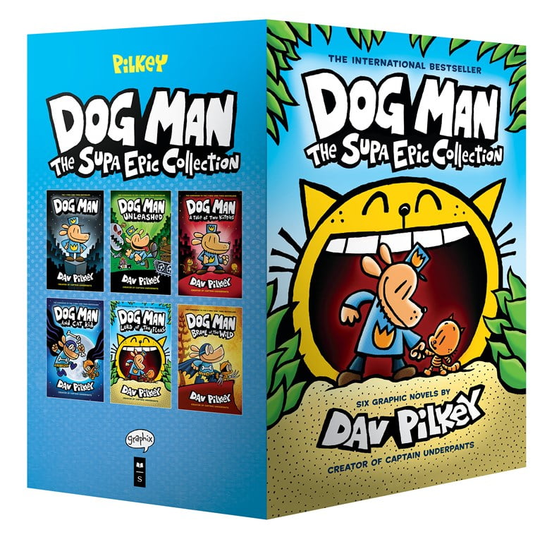 DAV PILKEY Dog Man: the Supa Epic Collection: from the Creator of Captain Underpants (Dog Man #1-6 Box Set) (Hardcover)