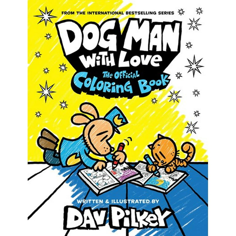 Dog Man with Love: the Official Coloring Book, 80 pages (Paperback