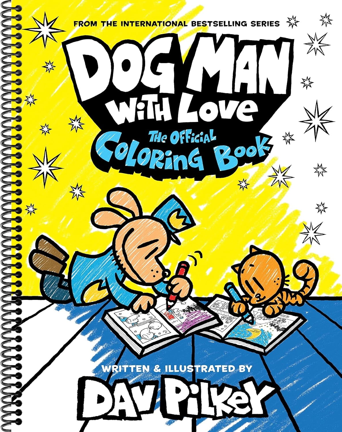 Dog Man with Love: The Official Coloring Book (Spiral-bound)