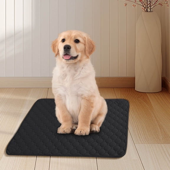 Dog Mat under $5! Yannianjz Reusable Dog Training Pads, Washable Pee Pads for Dogs, Non-Slip Leak-Proof Dog Mat for Food and Water, Dogs Kennel Crate Pad for Floor Protection