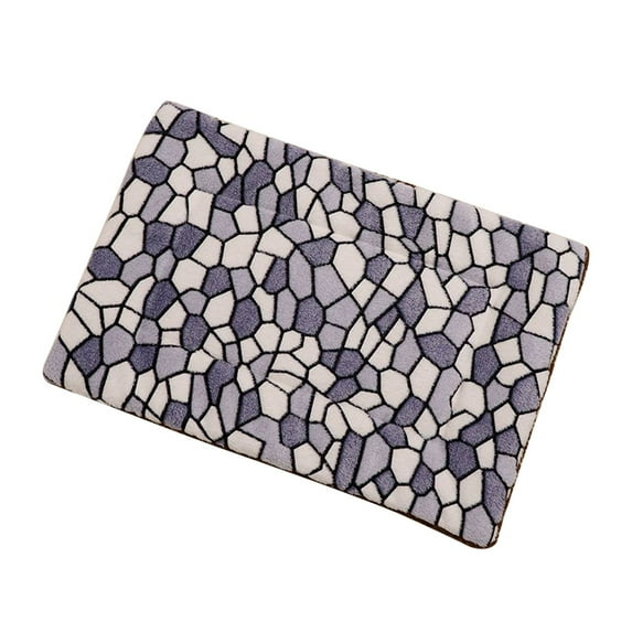 Dog Mat for Muddy Paws, 13.4''x18.5''Low Profile Absorbent Dirt Trapper Door Mat, Non-Slip Washable Mud Mat for Dogs, Polyester Pet Rug Mat for Front Door Indoor, Patio, Entrance