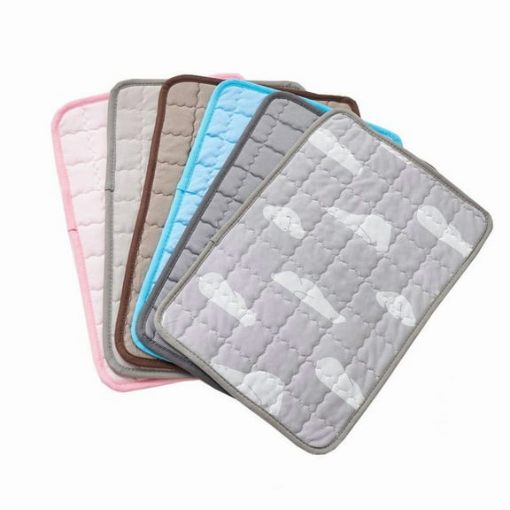 Dog Mat Pad, Pet Ice Silk Mats, Cooling Pet Pad, Water-Resistant, Easy-Clean, Rectangular Design, for Small to Large Dogs, Interior & Outdoor Use, Pet Bed Alternative, Cat Mat UKHBMC | Cloth, A