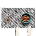 thumbnail image 1 of Dog Mat Pet Feeding Mat for Food and Water Absorbent 20x12in Quick Dry Dog Water Bowl Mat, 1 of 7