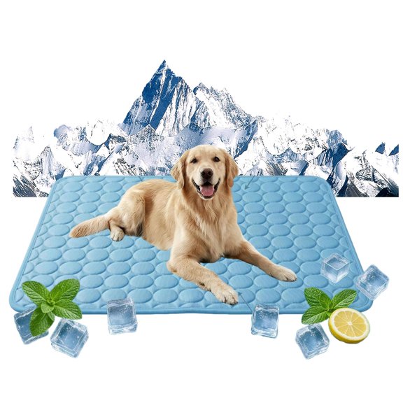 Dog Mat,Self-Cooling Pet Mat, Washable Portable Coolings Pad for Dogs Cats,Indoor Outdoor Kennel Floor Use