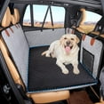 thumbnail image 1 of Dog Mat for Back Seat Extender for Dogs,Dog Bed for Car,Pet Cover for Hammock for Car,Hard Bottom Car Seat Cover for Dogs (Black, for car), 1 of 9