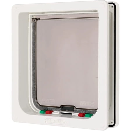 Dog Mate Small Dog Door, White
