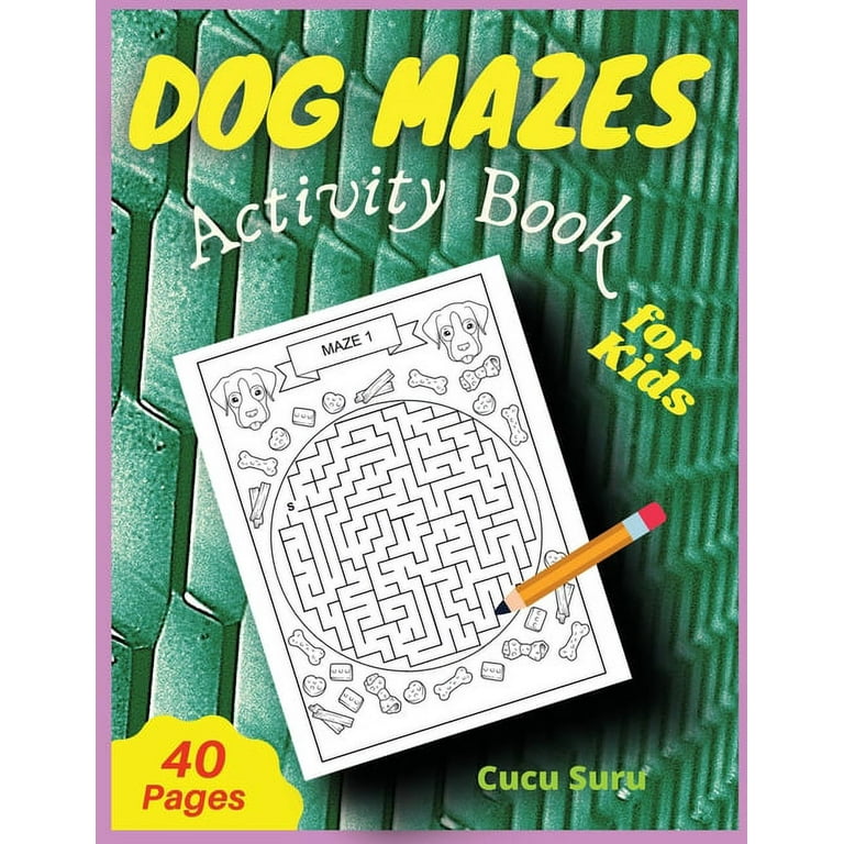 MAZES FOR KIDS: Maze Activity book, Funny Mazes for kids ages, 4-6, 6-8