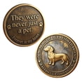 thumbnail image 1 of Dog Memorial Double-Sided Keepsake Coin Pet Loss Sympathy Gift Remembrance Token for Pet Lovers D, 1 of 6