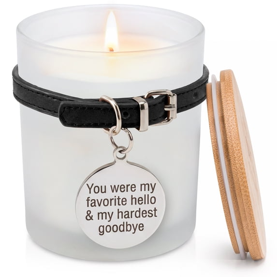 Cur Gift Dog Memorial Gift for Dogs & Cats, 8 oz Pet Remembrance Candle with ...