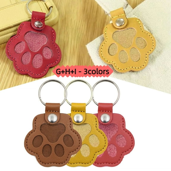 Dog Memorial Gifts For Loss Of Dog - 1/3Pcs Pet Hair Storage Keychain, Cat Paw Shaped Keychain, Pet Memorial Gift Keyring, Loss Of Dog Sympathy Gift
