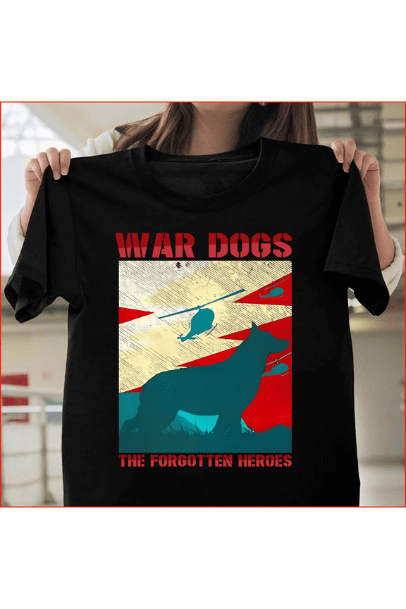 Dog Military US Armed Forces K9 Unit Service Animal Veteran H004 V50783 Unisex T-Shirt, Up to Size 5XL