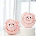 thumbnail image 1 of Dog Mini Fan, USB Charging, 3 Adjustable Angles, Handheld & Desktop Fan, Household Bedhead Fan, 1 of 4
