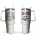 thumbnail image 1 of Dog Mom 40 oz Tumbler, Paw Print Stainless Steel Handle Straw, 40oz Cup Cup Gift for Women, 1 of 5