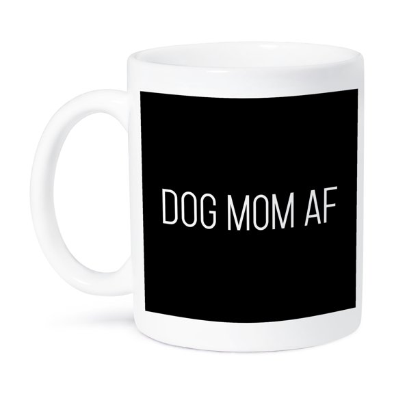 3dRose, Dog Mom Af, 11oz Mug