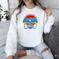 thumbnail image 1 of Dog Mom Birthday Patrol Celebration Funny Pet Quote Sweatshirt V10202, up to size 5XL, 1 of 2