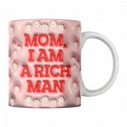 Dog Mom and Dog Dad - Cute Funny Coffee Mug Gift Set for Dog Lovers, Dog Parents - Fur Mama - Unique Fun Gifts for Pet Lovers - Large Sturdy Ceramic Travel Coffee Cups & Mugs