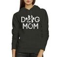 thumbnail image 1 of Dog Mom Dark Grey Unisex Hoodie Pullover Cute Gift For Dog Owners, 1 of 4