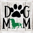 thumbnail image 1 of Dog Mom Dashhound Pets Rustic Farmhouse Style White Wood Sign Wall Décor Gift 12 x 12 Wood Sign B3-12120001060, 1 of 2