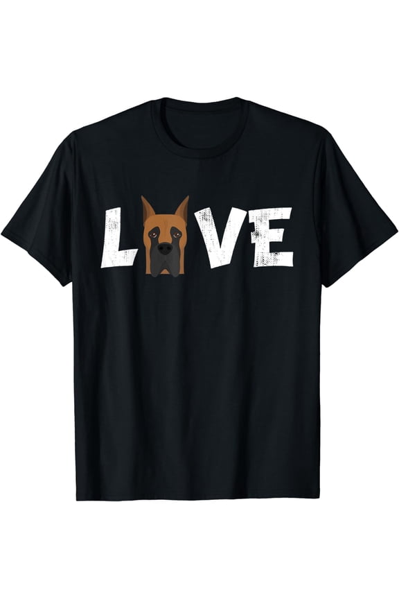 Dog Mom Dog Dad Owner Great Dane Love-r Gift T-Shirt
