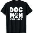 thumbnail image 1 of Dog Mom For Life I Love My Pet Puppy Doggie Hound T-Shirt Unisex S-5XL Hot Trending Shirt, Vintage Birthday Gift, 1 of 3