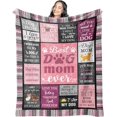 thumbnail image 1 of Dog Mom Gifts for Women Blanket 60"x50", Dog Lovers Gifts for Women, Gifts for Dog Lovers Women, Dog Lover Gifts for Women, Dog Mom Gift, Dog Lover Gift, Dog Owner Gifts, Gift for Dog Lover, 1 of 6