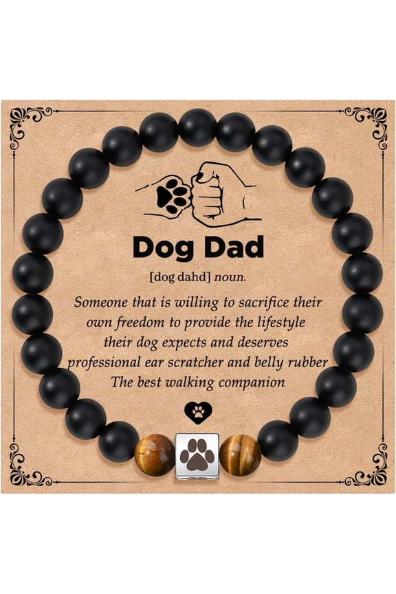 Dog Mom Gifts for Women, Dog Dad Gifts for Men, Dogs Mom/Dad Bracelet, Best Dogs Lover Charm Bracelet Gift