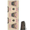thumbnail image 1 of Dog Mom Hot Yoga Mat Towel Non Slip for Hot Yoga - Quick-Drying Yoga Mat Cover with 4 Corner Pockets with Travel Bag - Hot Yoga Towel Non Slip 74"x26", 1 of 6