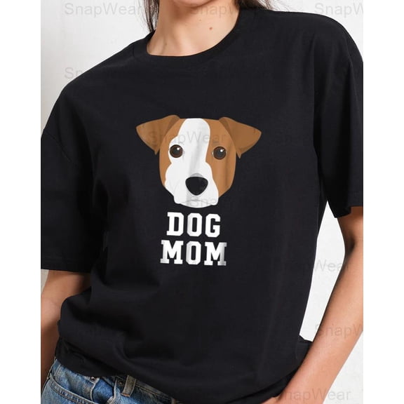 Dog Mom Jack Russell Terrier Mothers Day JRT Pet Owner Energetic T-Shirt Unisex, up to 5XL