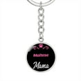thumbnail image 1 of Dog Mom Keyring Maltese Mama Circle Keychain Stainless Steel or 18k Gold, 1 of 12