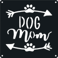 thumbnail image 1 of Dog Mom - Metal Wall Art, 1 of 1