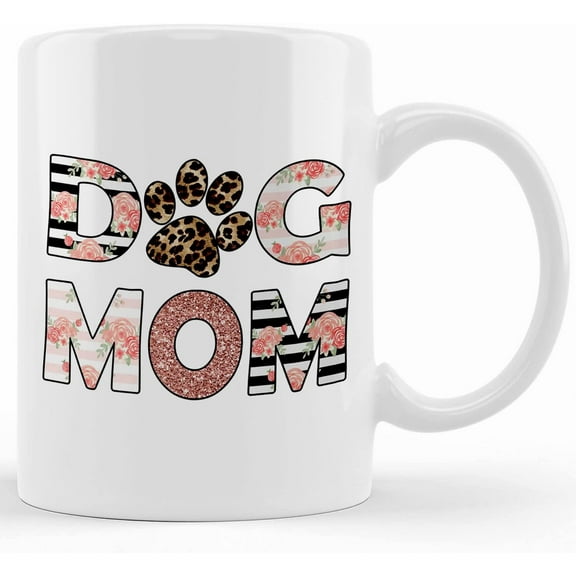 Dog Mom Mug New Puppy Mom Gift Dog Mom Life Coffee Cup Gift For Her Coffee Lover Paw Print Cup My Kids Have Paws Dog Mom Cup, Mother's Day Gifts For Mom From Son, Kids, Gift For Mom, Fun