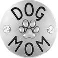 thumbnail image 1 of Dog Mom Rhinestone Snap Jewelry Ginger Charm Button, For Interchangeable DIY Customizable Accessories, 1 of 7