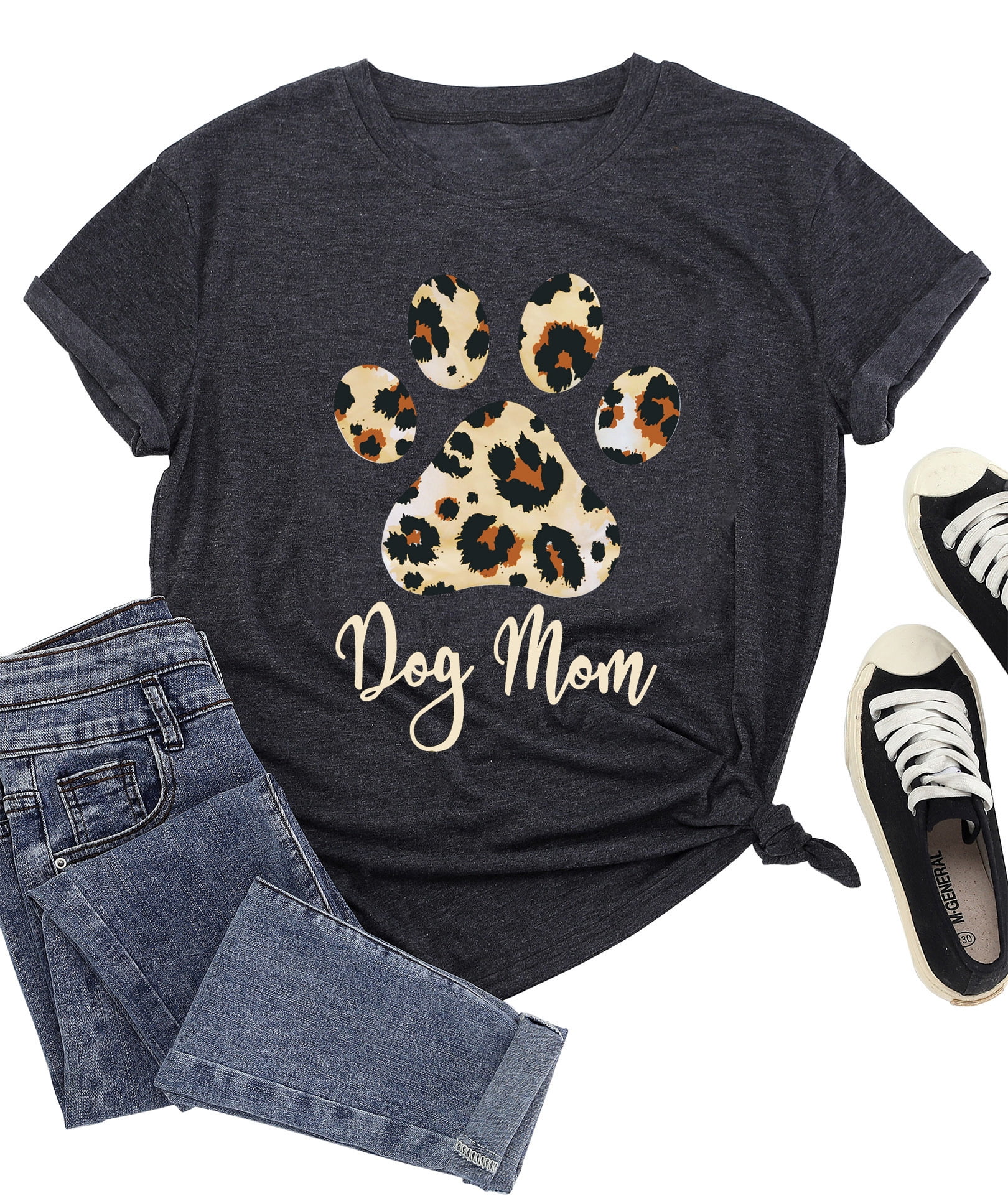 Simply Love Full Size DOG MAMA Graphic Cotton T-Shirt