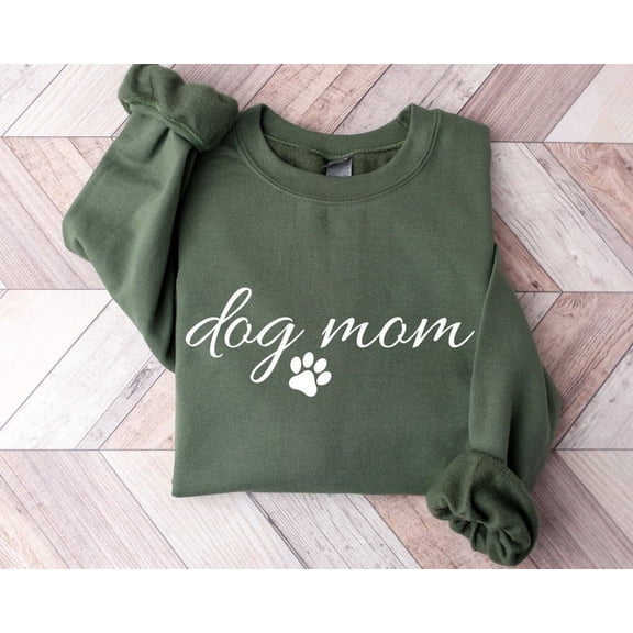 Dog Mom Sweatshirt, Dog Sweatshirt, Dog Mom Gift, Dog Paw Sweatshirt, Dog Mom, Dog Mom Shirt, Dog Mom Sweatshirt for Women