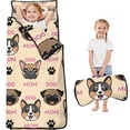 thumbnail image 1 of Dog Mom Toddler Nap Mats for Kids Preschool,Sleeping Mat Bag or Kids,Toddler Sleeping Bag,Toddler Nap Mat or Daycare, 1 of 6