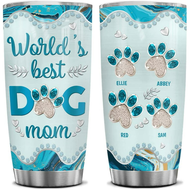 Dog Mom And Fur Babies - Personalized Tumbler Cup - Birthday Gift For –  Macorner
