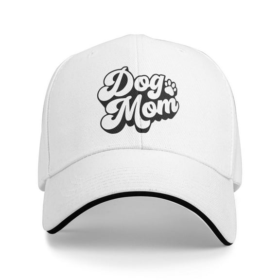 Dog Mom Unisex Adult Baseball Caps Adjustable Casquette Dad Hat Sandwich Cap Outdoors Headwear